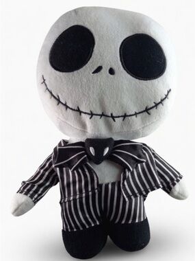 Disney nightmare before Christmas Jack Skellington Plush Toy - Black and White